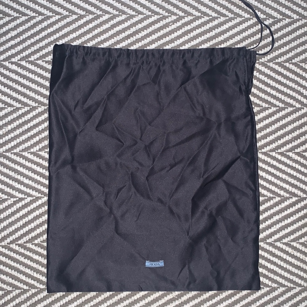 Prada drawstring dust bag